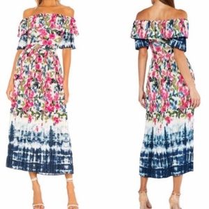 Misa Los Angeles Dresses Nwot Misa Mirabelle Dress In Dip-Dye Floral